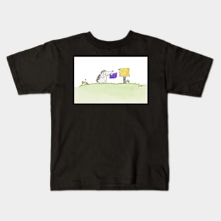 Hedgehog Post Kids T-Shirt